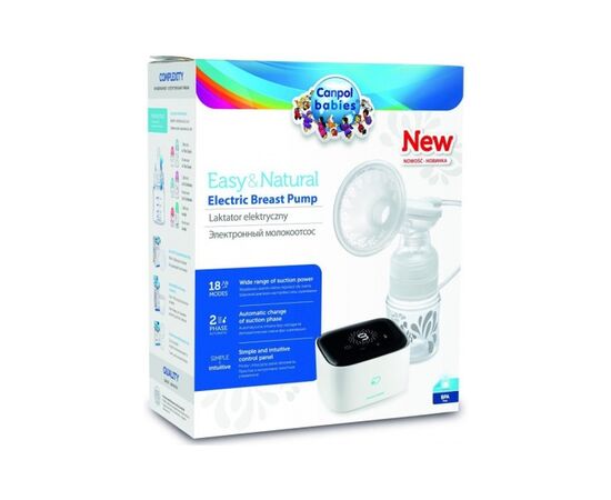 Молокоотсос Canpol babies электрический Easy&Natural (12/207), изображение 4 Молокоотсос Canpol babies электрический Easy&Natural (12/207), изображение 4