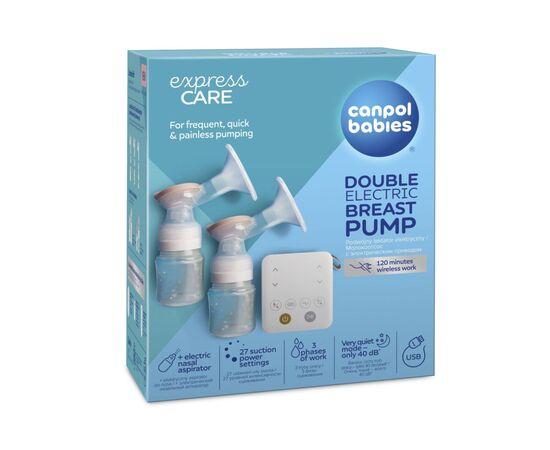 Молокоотсос Canpol babies электрический двойной ExpressCare (12/212), изображение 6 Молокоотсос Canpol babies электрический двойной ExpressCare (12/212), изображение 6