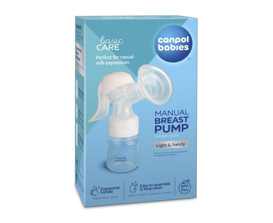 Молокоотсос Canpol babies ручной Basic (12/216), изображение 3 Молокоотсос Canpol babies ручной Basic (12/216), изображение 3