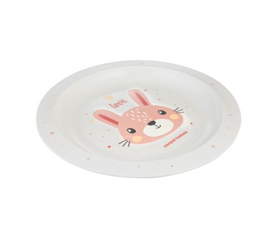 Тарелка детская Canpol babies CUTE ANIMALS пластикова, рожева рожевий (4/411_pin2), изображение 2 Тарелка детская Canpol babies CUTE ANIMALS пластикова, рожева рожевий (4/411_pin2), изображение 2