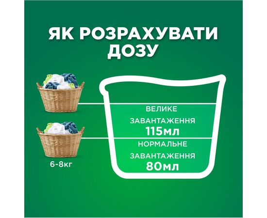 Гель для стирки Ariel Прикосновение свежего воздуха Lenor 1.8 л (8700216692090), изображение 3 Гель для стирки Ariel Прикосновение свежего воздуха Lenor 1.8 л (8700216692090), изображение 3
