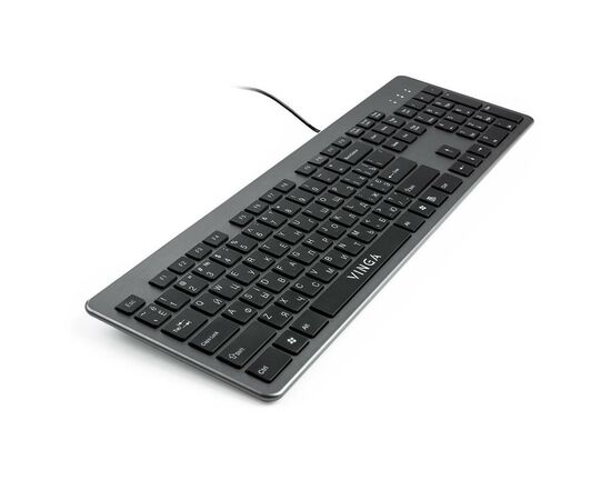 Клавиатура Vinga KB735 black-grey, изображение 4 Клавиатура Vinga KB735 black-grey, изображение 4