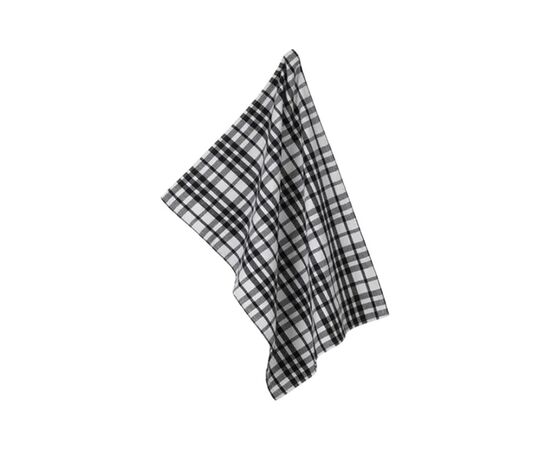 Полотенце Kela кухонное Gianna, 70x50 см, черно-белое в клетку (12784) (00000023328)