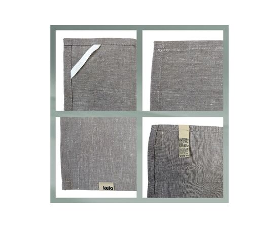 Полотенце Kela кухонное Puro, 70x50 см, серое (12805) (00000024804), изображение 3