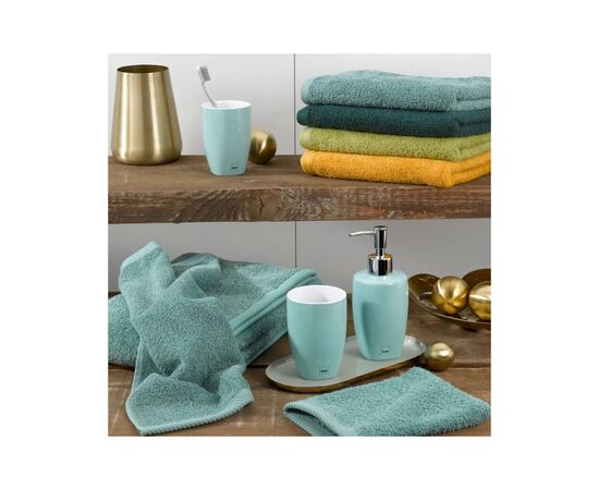 Полотенце Kela рукавичка махровая для лица Ladessa, зеленый нефрит, 15х21 см (23296) (00000026303), изображение 2