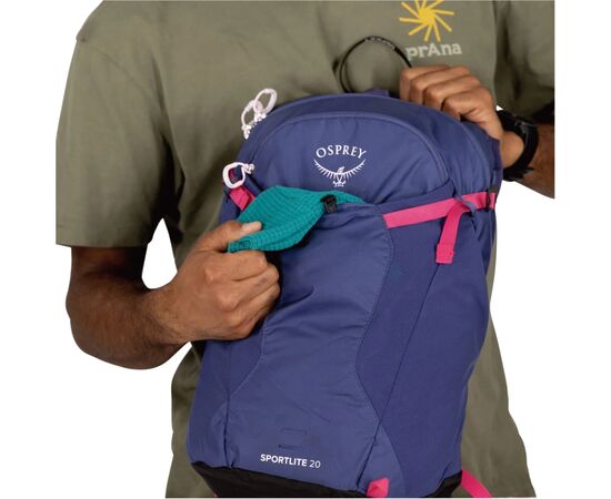 Рюкзак туристический Osprey Sportlite 20 alkaline/hotspot pink - O/S - синій/рожевий (009.4058), изображение 5 Рюкзак туристический Osprey Sportlite 20 alkaline/hotspot pink - O/S - синій/рожевий (009.4058), изображение 5