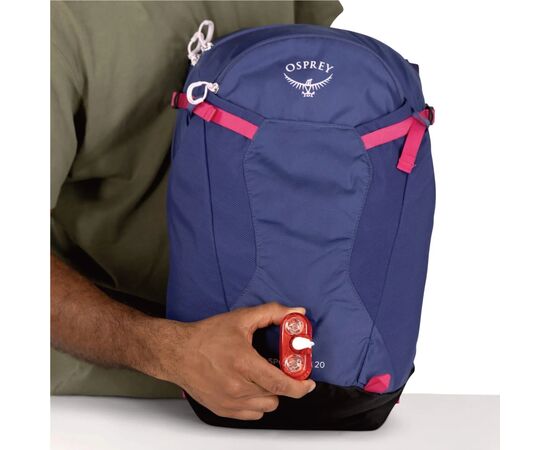 Рюкзак туристический Osprey Sportlite 20 alkaline/hotspot pink - O/S - синій/рожевий (009.4058), изображение 6 Рюкзак туристический Osprey Sportlite 20 alkaline/hotspot pink - O/S - синій/рожевий (009.4058), изображение 6