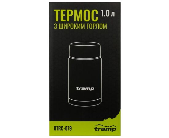 Термос Tramp з широким горлом 1,0л (UTRC-079), изображение 5 Термос Tramp з широким горлом 1,0л (UTRC-079), изображение 5
