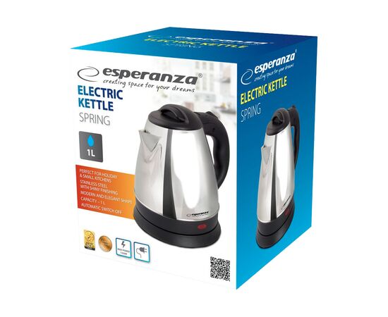 Електрочайник Esperanza EKK116X, зображення 2 Електрочайник Esperanza EKK116X, зображення 2