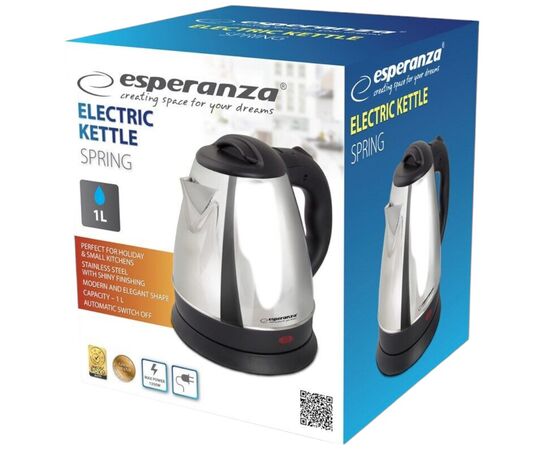 Електрочайник Esperanza EKK116S, зображення 2 Електрочайник Esperanza EKK116S, зображення 2
