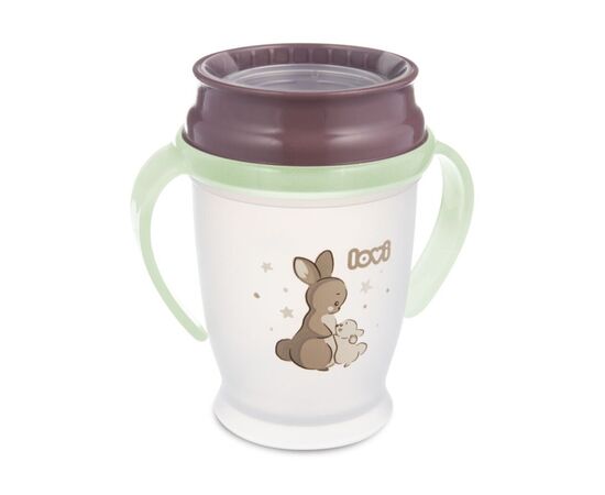 Поїльник-непроливайка Lovi 360 250 мл Night&Day Rabbit (1/610)