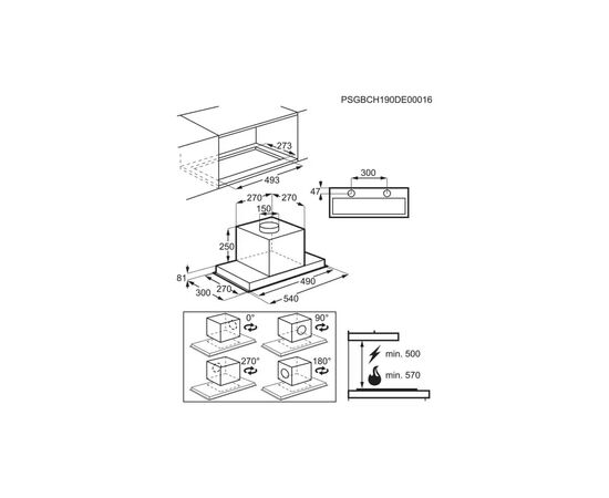 Витяжка кухонна Electrolux CFG516R, зображення 6