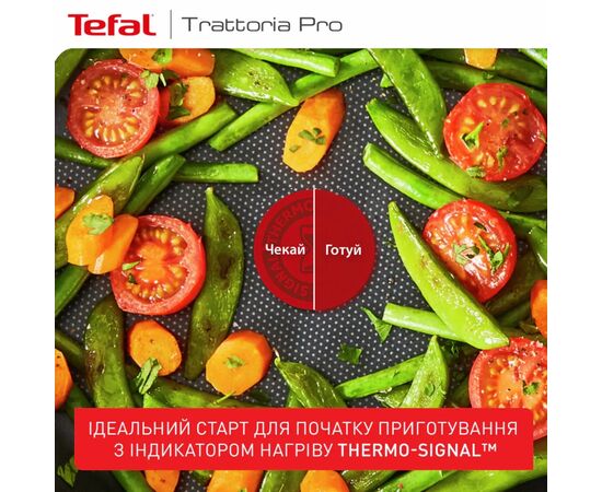 Сковорода Tefal Trattoria Pro 24см чорна (G6120444), изображение 6 Сковорода Tefal Trattoria Pro 24см чорна (G6120444), изображение 6