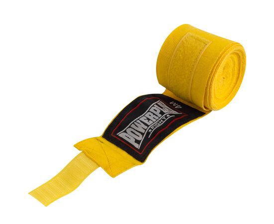 Бинт для спорта PowerPlay 3046 4м Жовтий (PP_3046_4m_Yellow), изображение 2 Бинт для спорта PowerPlay 3046 4м Жовтий (PP_3046_4m_Yellow), изображение 2