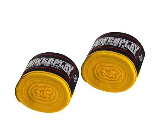 Бинт для спорта PowerPlay 3046 4м Жовтий (PP_3046_4m_Yellow), изображение 5 Бинт для спорта PowerPlay 3046 4м Жовтий (PP_3046_4m_Yellow), изображение 5