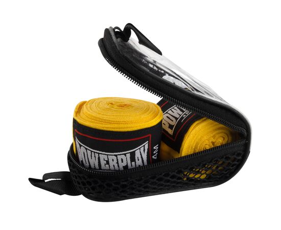 Бинт для спорта PowerPlay 3047 4м Жовтий (PP_3047_4m_Yellow), изображение 4 Бинт для спорта PowerPlay 3047 4м Жовтий (PP_3047_4m_Yellow), изображение 4