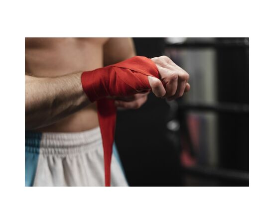 Бинт для спорта PowerPlay 3047 4,5м Червоний (PP_3047_4,5m_Red), изображение 8 Бинт для спорта PowerPlay 3047 4,5м Червоний (PP_3047_4,5m_Red), изображение 8