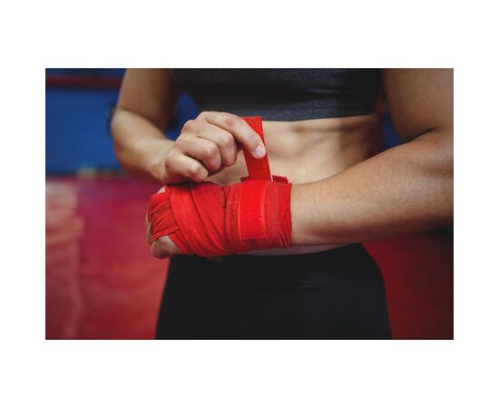 Бинт для спорта PowerPlay 3047 4,5м Червоний (PP_3047_4,5m_Red), изображение 9 Бинт для спорта PowerPlay 3047 4,5м Червоний (PP_3047_4,5m_Red), изображение 9