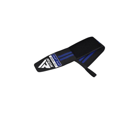 Бинт для спорта RDX Gym Wrist Wrap R11 Black/Blue (WAH-WR11BU), изображение 2 Бинт для спорта RDX Gym Wrist Wrap R11 Black/Blue (WAH-WR11BU), изображение 2
