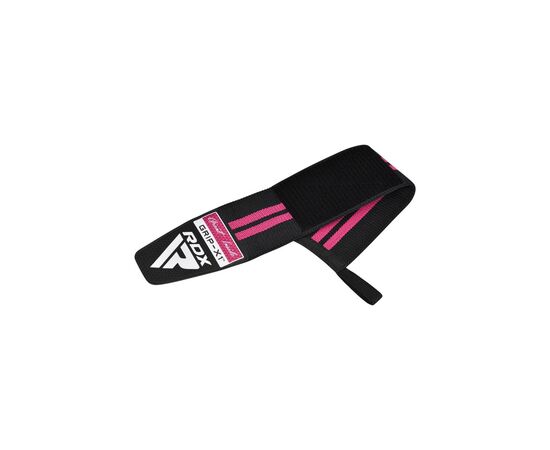 Бинт для спорта RDX Gym Wrist Wrap R11 Black/Pink (WAH-WR11BP), изображение 2 Бинт для спорта RDX Gym Wrist Wrap R11 Black/Pink (WAH-WR11BP), изображение 2