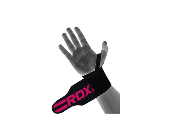 Бинт для спорта RDX W2 Gym Wrist Wraps Pink Pro (WAH-W2P), изображение 5 Бинт для спорта RDX W2 Gym Wrist Wraps Pink Pro (WAH-W2P), изображение 5