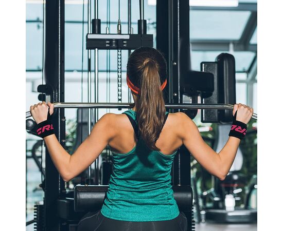Бинт для спорта RDX W2 Gym Wrist Wraps Pink Pro (WAH-W2P), изображение 6 Бинт для спорта RDX W2 Gym Wrist Wraps Pink Pro (WAH-W2P), изображение 6