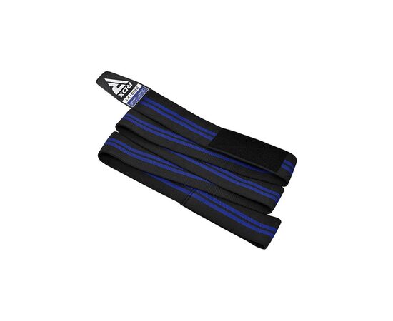 Бинт для спорта RDX KR11 Gym Knee Wrap Black/Blue (WAH-KR11BU), изображение 4 Бинт для спорта RDX KR11 Gym Knee Wrap Black/Blue (WAH-KR11BU), изображение 4