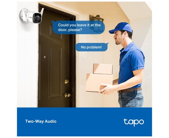 Камера видеонаблюдения TP-Link TAPO-C320WS, изображение 5 Камера видеонаблюдения TP-Link TAPO-C320WS, изображение 5