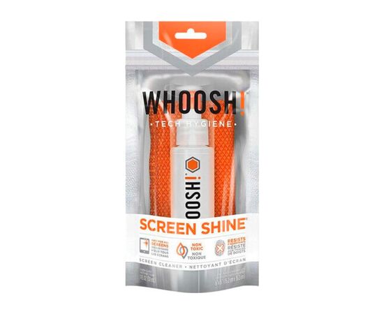 Спрей для очистки Whoosh! Screen Shine GO 30ml, microfiber 14x14cm (1FG30ENFR)