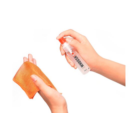 Спрей для очистки Whoosh! Screen Shine POCKET 8ml, microfiber 14x14cm (1FG08ENFR), изображение 3 Спрей для очистки Whoosh! Screen Shine POCKET 8ml, microfiber 14x14cm (1FG08ENFR), изображение 3