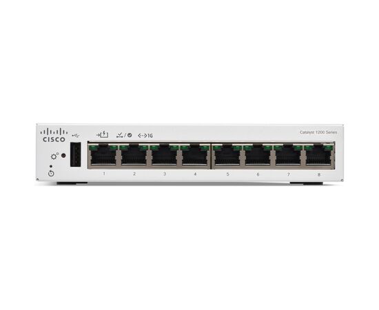Коммутатор сетевой Cisco C1200-8T-D, изображение 2 Коммутатор сетевой Cisco C1200-8T-D, изображение 2