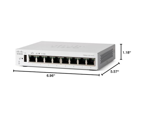 Коммутатор сетевой Cisco C1200-8T-D, изображение 3 Коммутатор сетевой Cisco C1200-8T-D, изображение 3