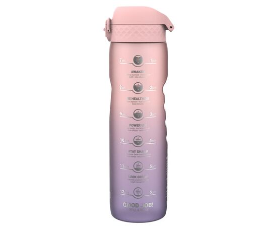 Пляшка для води ION8 OneTouch Times To Drink 1000 мл BPA Free, Periwinkle &Rose (I8RF1000PPRMOT)