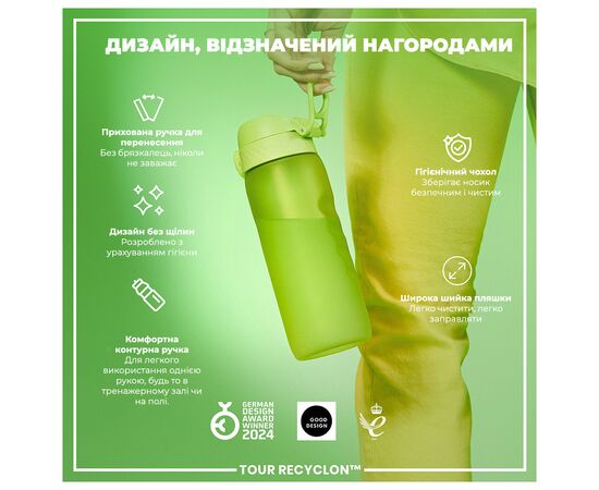 Бутылка для воды ION8 OneTouch 750 мл BPA Free, Green (I8RF750GRE), изображение 4 Бутылка для воды ION8 OneTouch 750 мл BPA Free, Green (I8RF750GRE), изображение 4