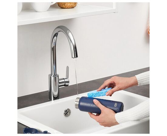 Бутылка для воды ION8 OneTouch Vacuum Insulated 500 мл Navy (I8TS500NAVY), изображение 5 Бутылка для воды ION8 OneTouch Vacuum Insulated 500 мл Navy (I8TS500NAVY), изображение 5