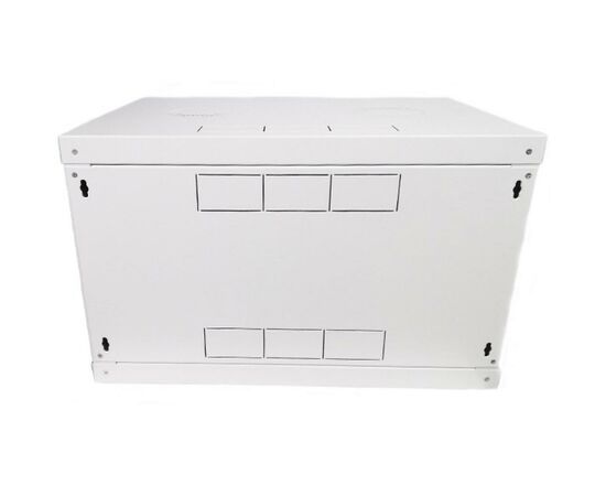 Шкаф настенный Eserver 4U 19" 600х350х284 (Ш*Г*В), сктекло, серая (ES-Е435G), изображение 2 Шкаф настенный Eserver 4U 19" 600х350х284 (Ш*Г*В), сктекло, серая (ES-Е435G), изображение 2