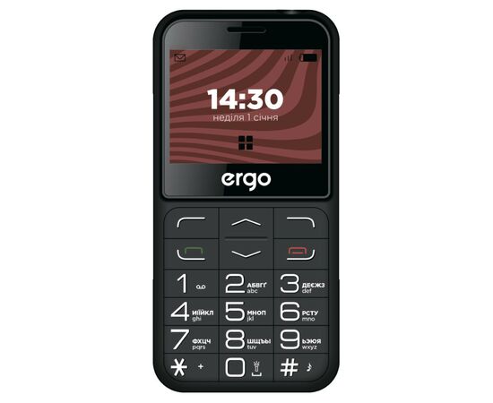Мобільний телефон Ergo R231 Black, зображення 2