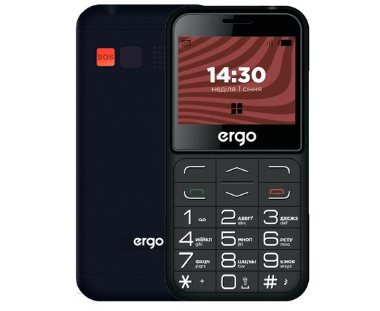 Мобильный телефон Ergo R231 Black