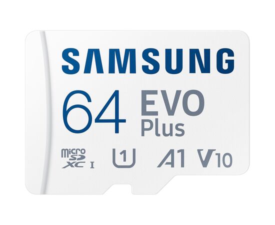 Карта памяти Samsung 64GB microSD class 10 UHS-I U3 V30 A2 EVO Plus (MB-MC64SA/EU), изображение 7