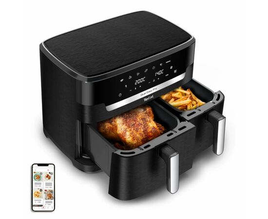 Мультипечь Tefal Dual Easy Fry XXL (EY9428E0), изображение 2 Мультипечь Tefal Dual Easy Fry XXL (EY9428E0), изображение 2