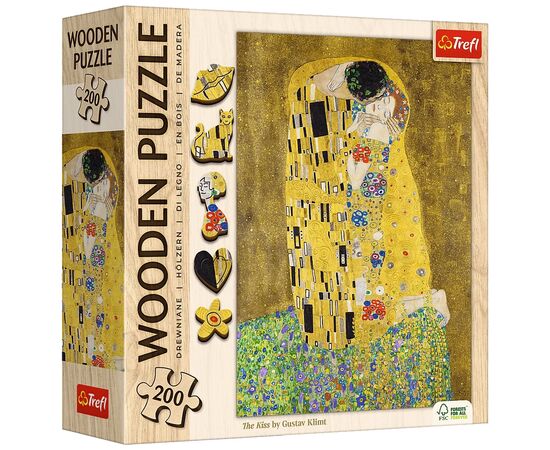 Пазл Trefl Wooden Поцілунок 200 елементів (5900511202472)