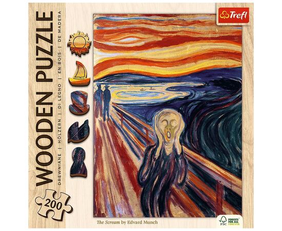 Пазл Trefl Wooden Крик 200 элементов (5900511202526), изображение 3 Пазл Trefl Wooden Крик 200 элементов (5900511202526), изображение 3