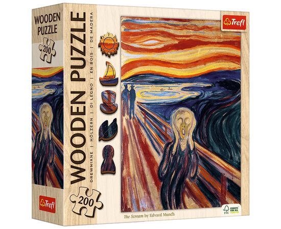 Пазл Trefl Wooden Крик 200 елементів (5900511202526)