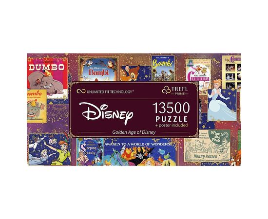 Пазл Trefl UFT Mickey&friends Золотой век Disney 13500 элементов (5900511810264), изображение 3 Пазл Trefl UFT Mickey&friends Золотой век Disney 13500 элементов (5900511810264), изображение 3