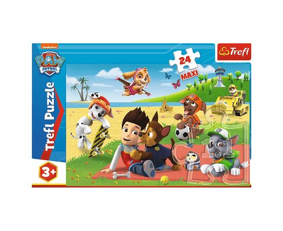 Пазл Trefl Maxi Paw Patrol Веселощі на ковдрі 24 елемента (5900511143461), зображення 3 Пазл Trefl Maxi Paw Patrol Веселощі на ковдрі 24 елемента (5900511143461), зображення 3