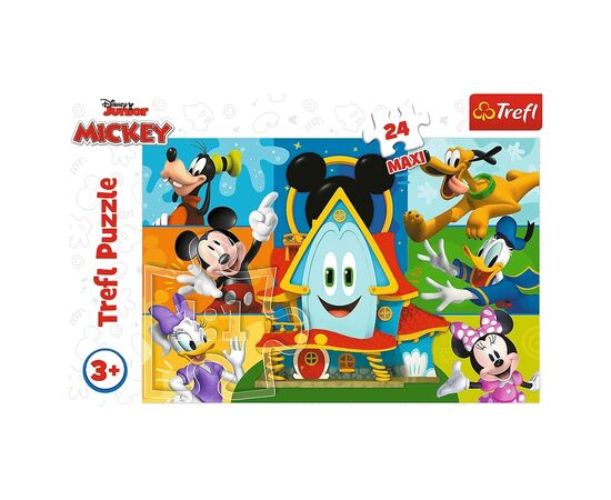 Пазл Trefl Maxi Mickey&friends Микки Маус и друзья 24 элемента (5900511143515), изображение 3 Пазл Trefl Maxi Mickey&friends Микки Маус и друзья 24 элемента (5900511143515), изображение 3