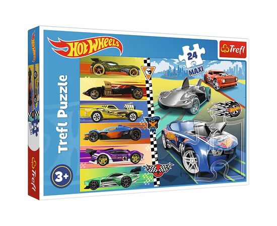Пазл Trefl Maxi Hot Wheels Быстрые машинки 24 элемента (5900511143621)
