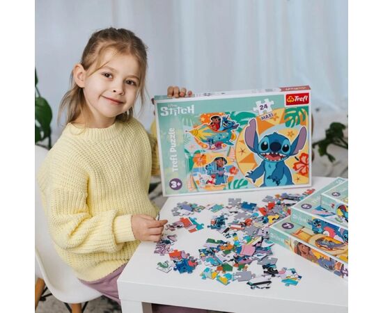Пазл Trefl Maxi Lilo&Stitch Счастливый день 24 элемента (5900511143652), изображение 4 Пазл Trefl Maxi Lilo&Stitch Счастливый день 24 элемента (5900511143652), изображение 4