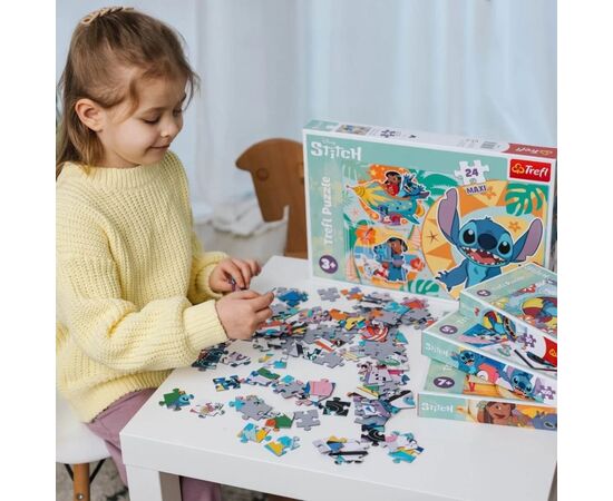 Пазл Trefl Maxi Lilo&Stitch Счастливый день 24 элемента (5900511143652), изображение 5 Пазл Trefl Maxi Lilo&Stitch Счастливый день 24 элемента (5900511143652), изображение 5