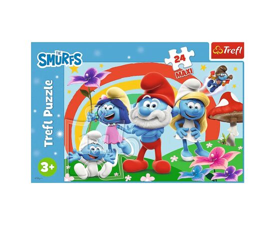 Пазл Trefl Maxi The Smurfs День смурфа 24 елемента (5900511143744), зображення 3 Пазл Trefl Maxi The Smurfs День смурфа 24 елемента (5900511143744), зображення 3
